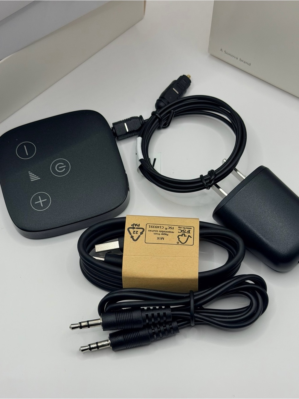 Phonak Wireless Audio Transmitter with Cables - Black
